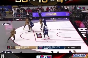 这个级别还是轻轻松松！乔约翰逊BIG3联赛砍下30分10板集锦！